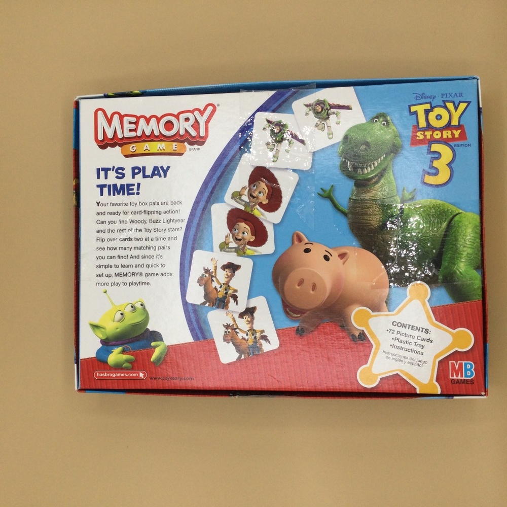 Vintage Toy Story 3 Memory Game - Picture 3 of 3